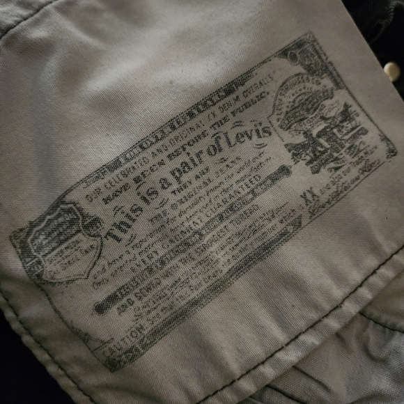 Vintage x 2000s “made in Mexico” 501 Levis Red Tab Black Jean - Picture 10 of 13